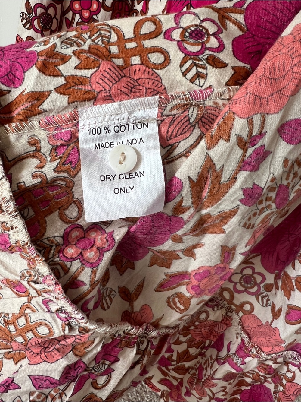 Mille Laurel Dress Floral Maxi in Pondicherry (Fuchsia and Cream) - NWT!! - Picture 13 of 16
